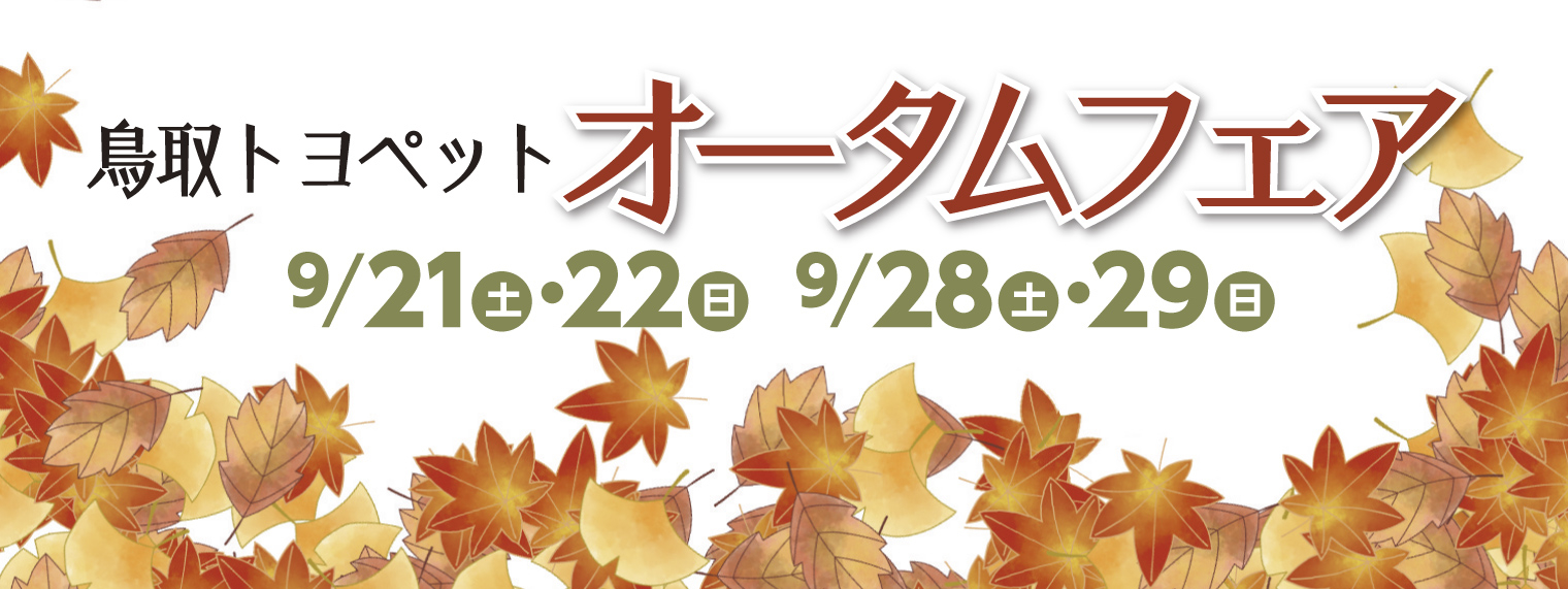 オータムフェア開催日程の画像