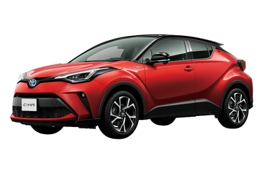 C-HR Gグレード ボデーカラーエモーショナルレッド&ルーフブラックの画像